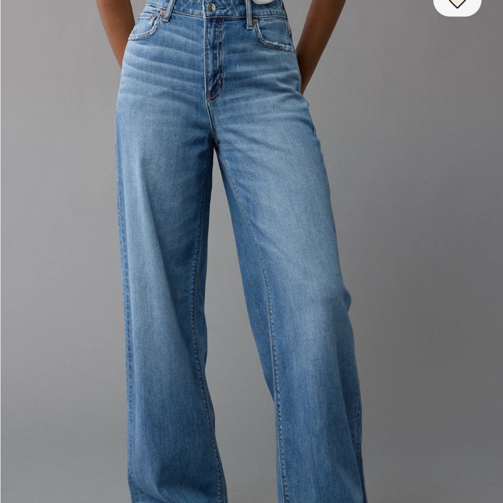 American Eagle Outfitters Light Blue Flare Jeans